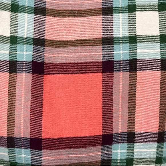 Eddie Bauer Plaid Flannel Button Front Long Sleeve Shirt - Picture 8 of 15